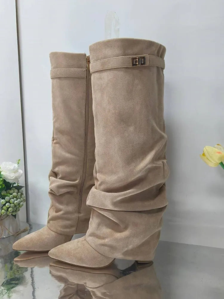 Estee Lumière Suede Boots