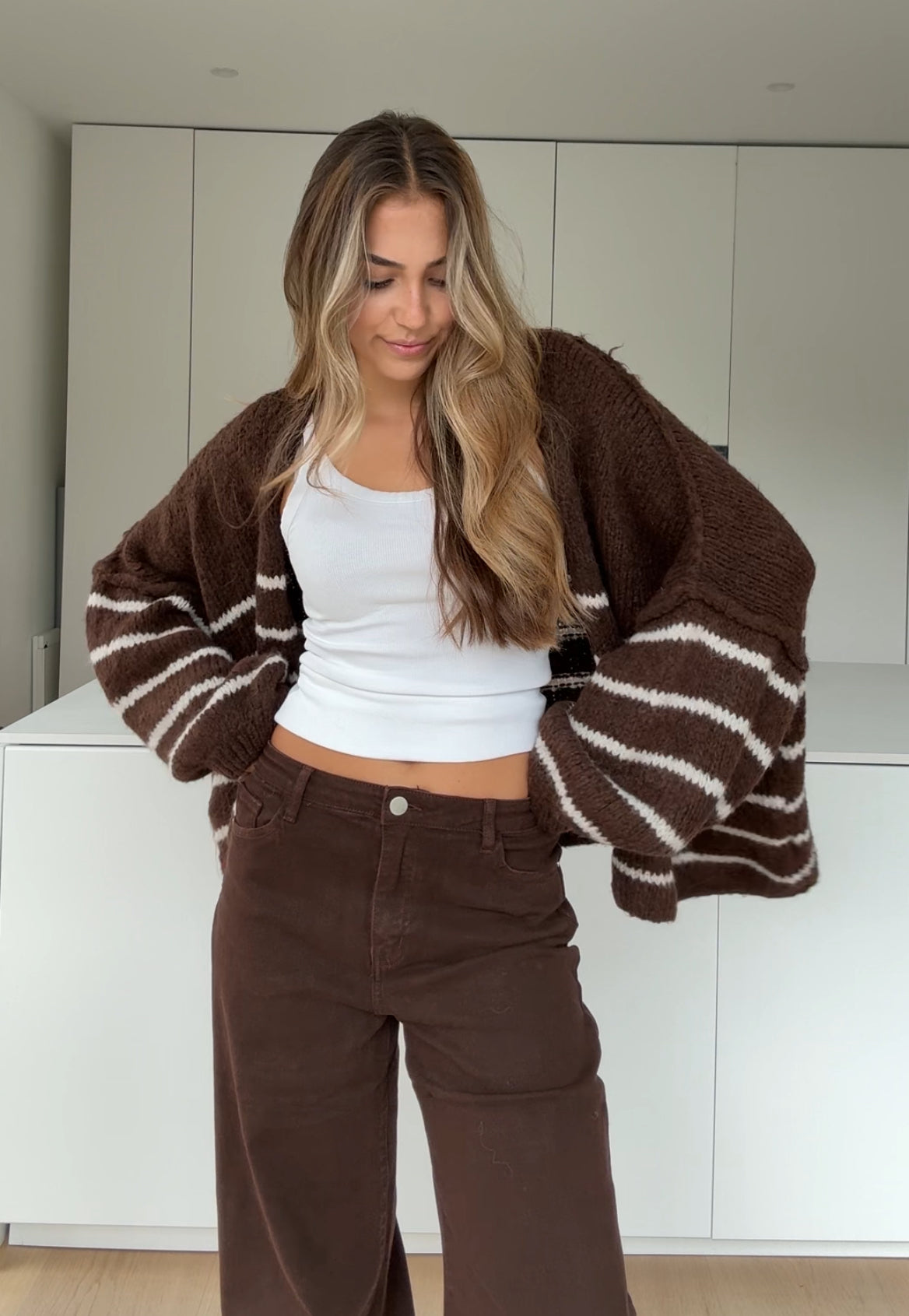 Estee Sublime Striped Cardigan