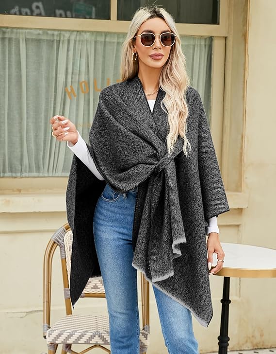 Estee Classic Cashmere Shawl Coat