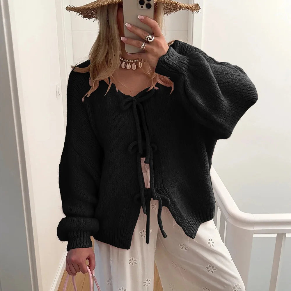 Estee Teddy Knot Cardigan